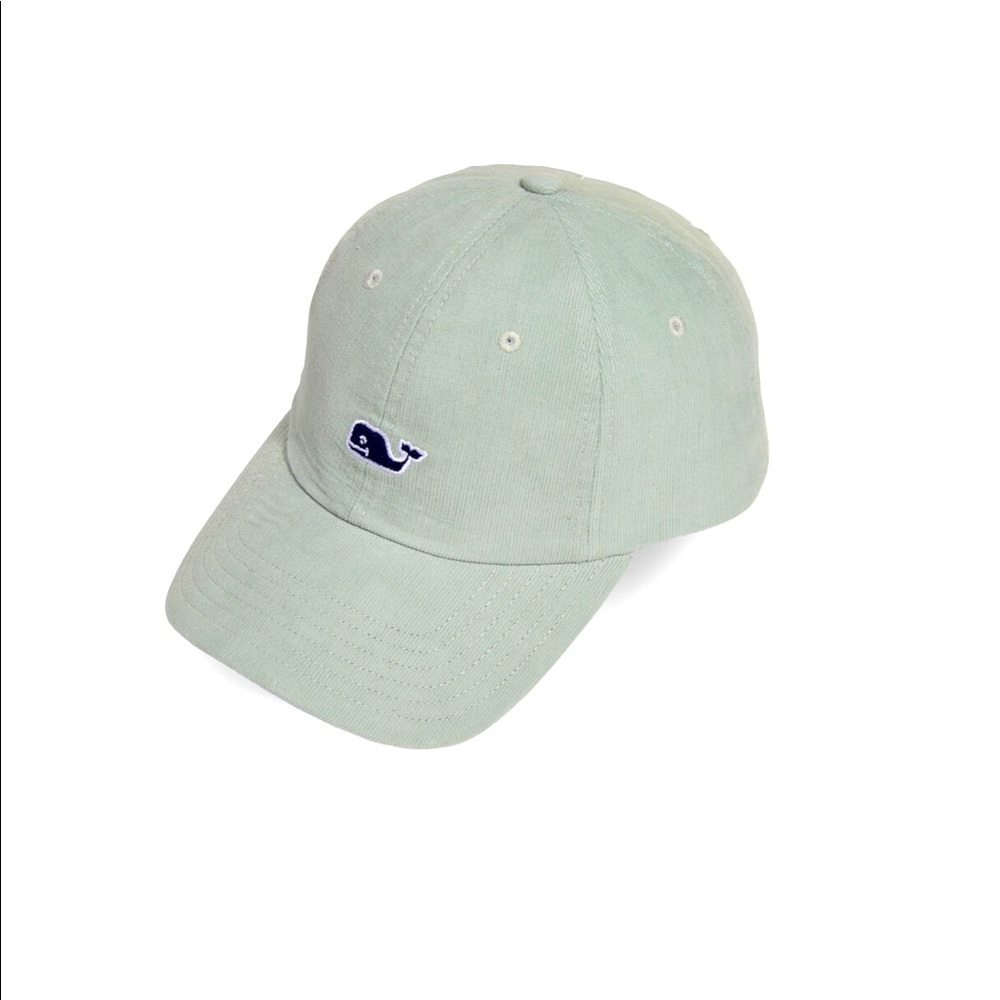 Vineyard Vines Classic Corduroy Baseball Hat Green Lilly Vintage New with tags